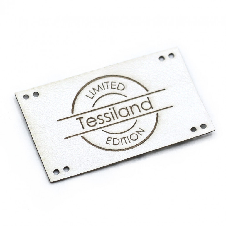 Custom Tags limited maxy eco leather white