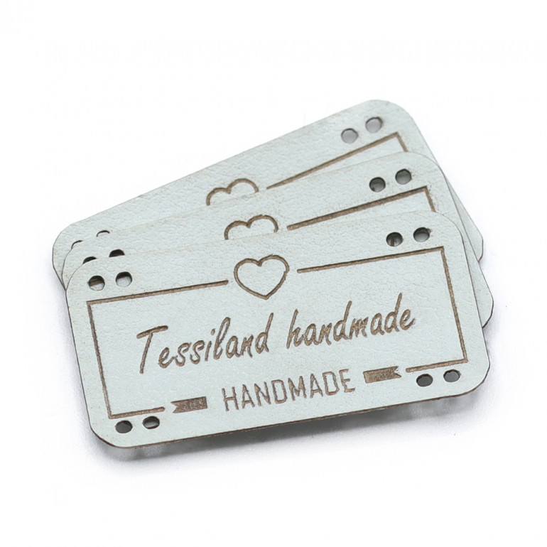 Etiquetas personalizadas Love polipiel tiffany