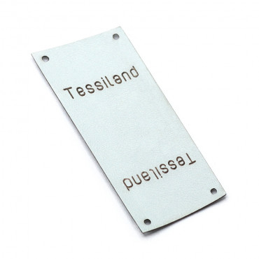 Plaques personnalisables Duble éco-cuir tiffany