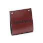 Custom tags Duble eco leather Burgundy
