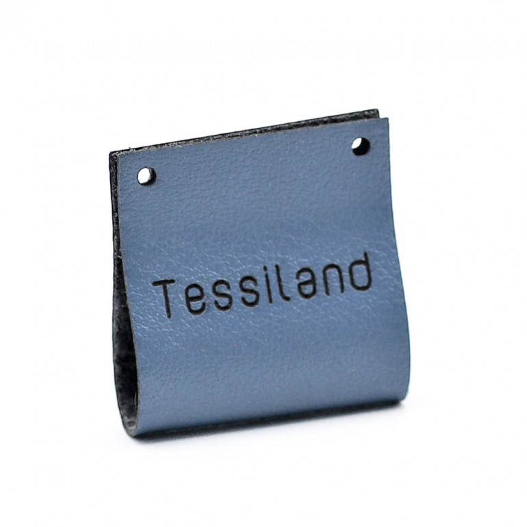 Custom tags Duble eco leather avio