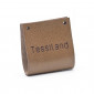 Custom tags Duble eco leather leather