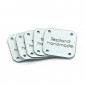 Plaques personnalisables carré 5 pcs Éco-cuir Tiffany