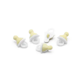 Botones Chupete con tallo 5pz Amarillo