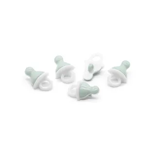 Boutons de tétine avec tige 5pcs Vert