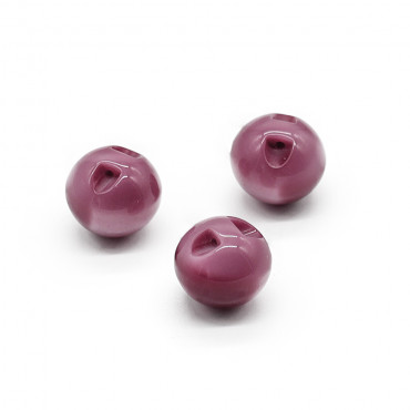 Bottoni Iride Sfera 3pz Rosa antico