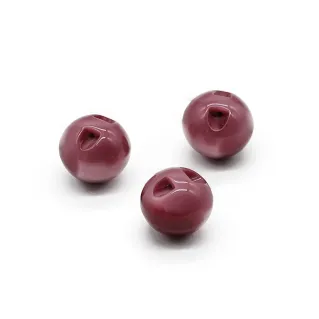 Boutons Iride Sphère 3pz Bordeaux