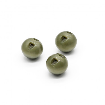 Bottoni Iride Sfera 3pz Salvia