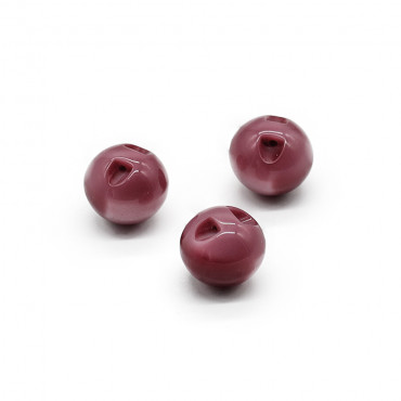 Bottoni Iride Sfera 3pz Bordeaux