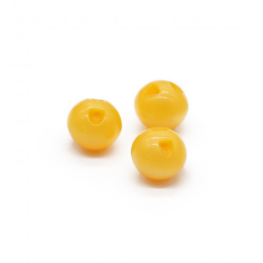 Bottoni Iride Sfera 3pz Giallo