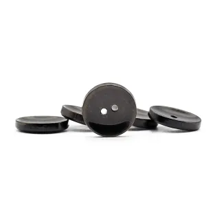 Botones Satinados Brillantes de Poliéster 5pz Brunito