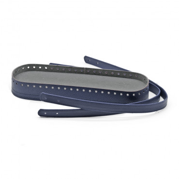 Set borsa Vivienne in ecopelle con manici Color Match Blu