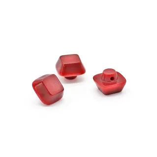 Iride Cube Buttons 3pcs Red