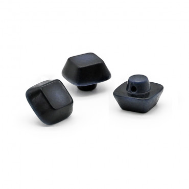 Bottoni Iride Cubo 3pz Blu sfumato