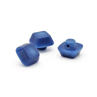 Boutons Iride Cube 3pcs Bluette