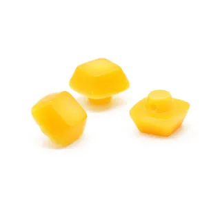 Boutons Iride Cube 3pcs Jaune
