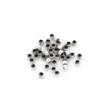 Schiaccini Argento 3mm nickel free | Tessiland