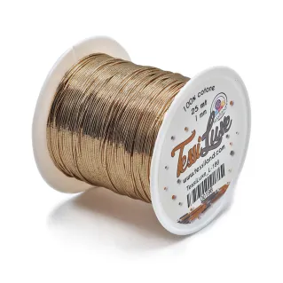 Tessiluxe hilo para bijoux con efecto metálico Ottone albino l186