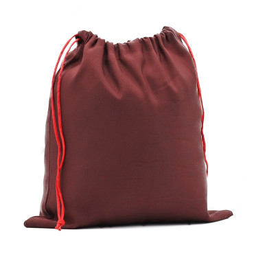 Sacca interna borsa in cotone Ottoman con coulisse Bordeaux