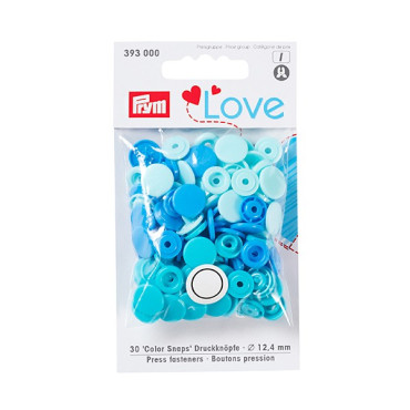 Bottoni a pressione Snaps Prym Love Blue