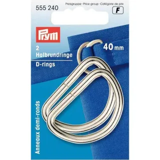 Prym Semi-Circular Rings for Bags Argento