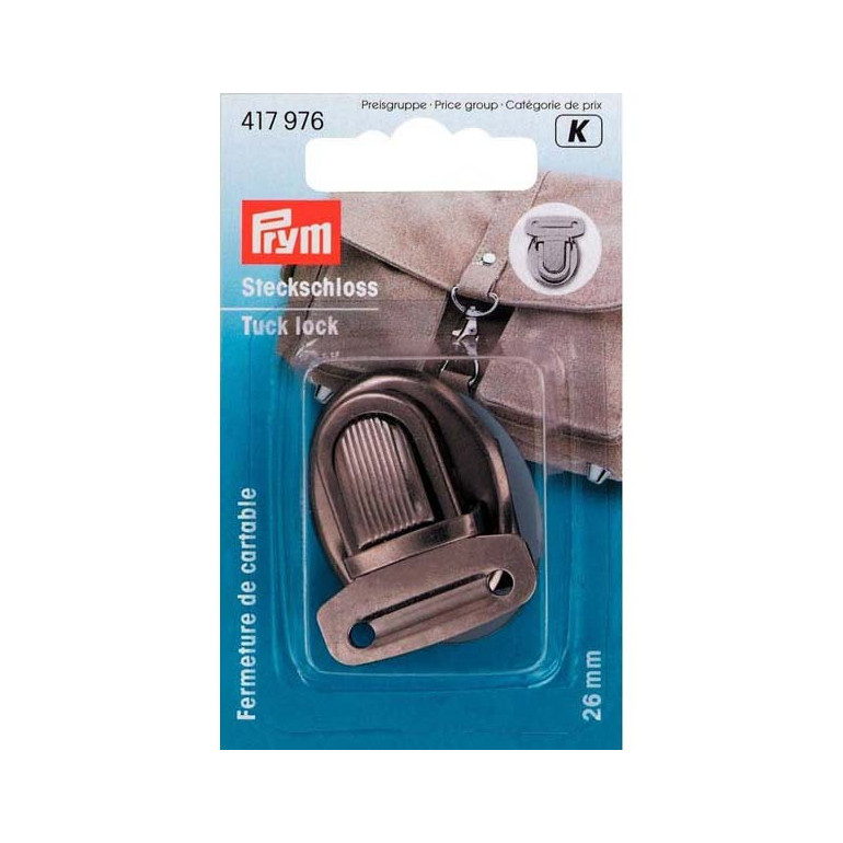 Fermeture à bouton Prym Argent Ancien - P-417976