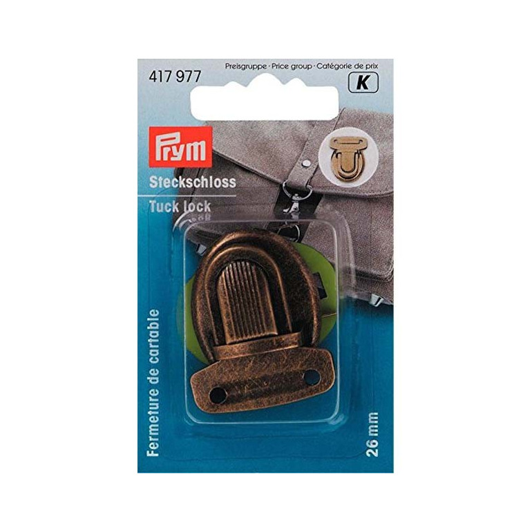 Fermeture à bouton Prym Laiton Ancien - P-417977