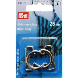 Clip bikini plata Bacio 25mm | Tessiland