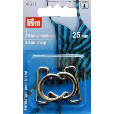 P416111-Clips Bikini-Argento-Bacio