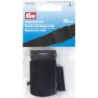 30 mm Black Snap Buckle for Bags | Tessiland