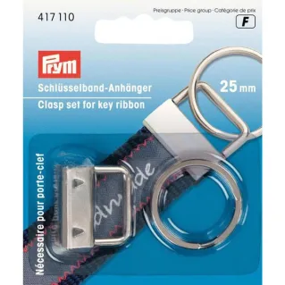 Prym Silver Keychain Clip 25 mm | Tessiland