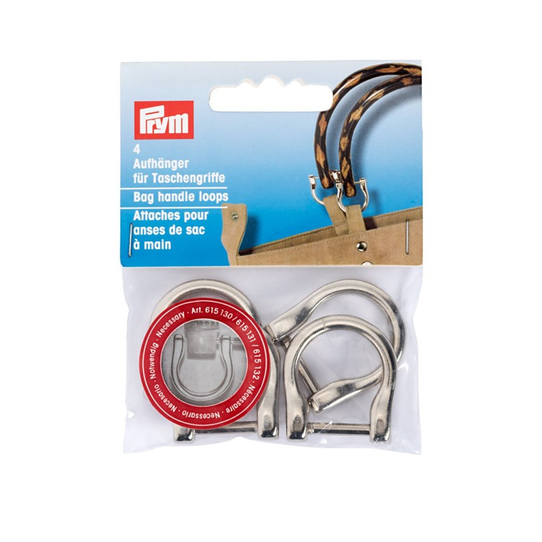 Ganci universali a vite per manici borse Prym 4pz