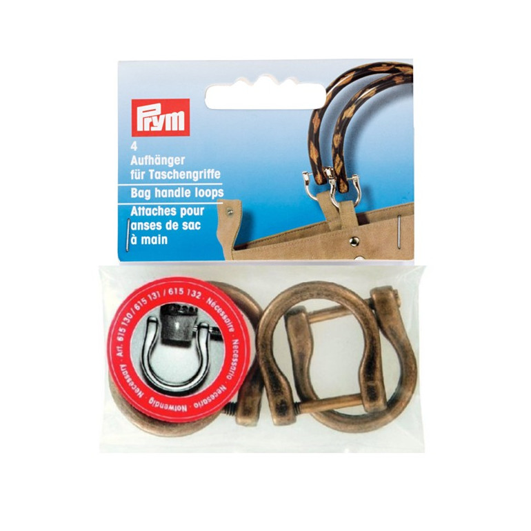 P-615132-Enganche para asa-Bronceado-4 pz