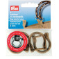 P-615132-Bag handle loops-Bronze-4 pcs