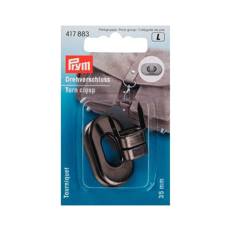 P-417883-Turn clasp-Old Silver