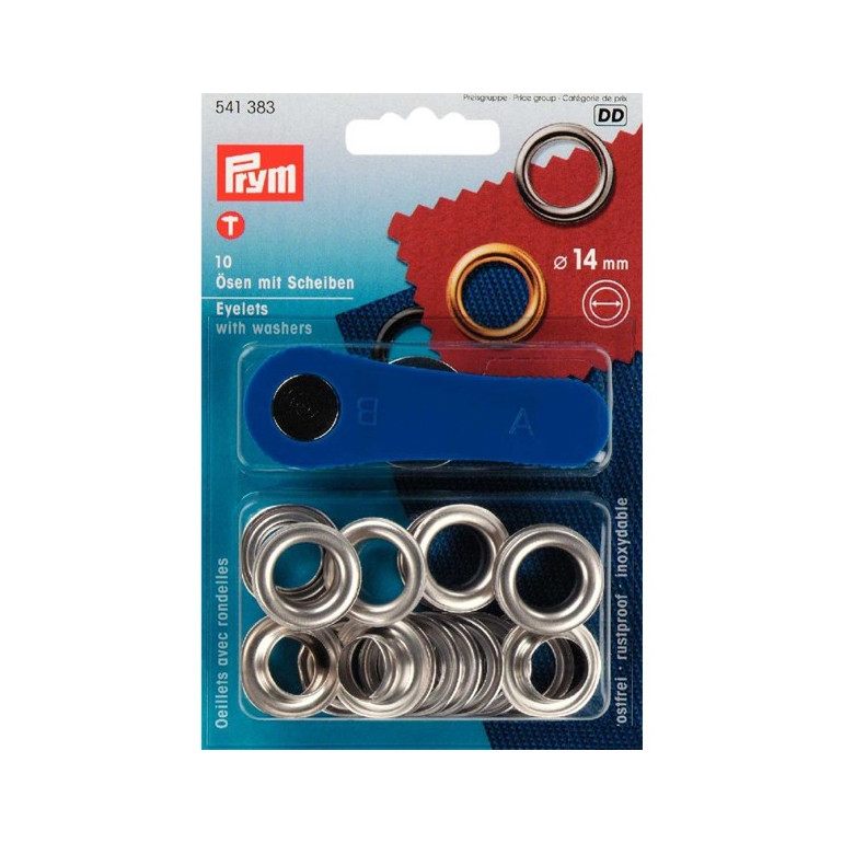 Occhielli con rondelle Vele Argento mm14 - P-541383