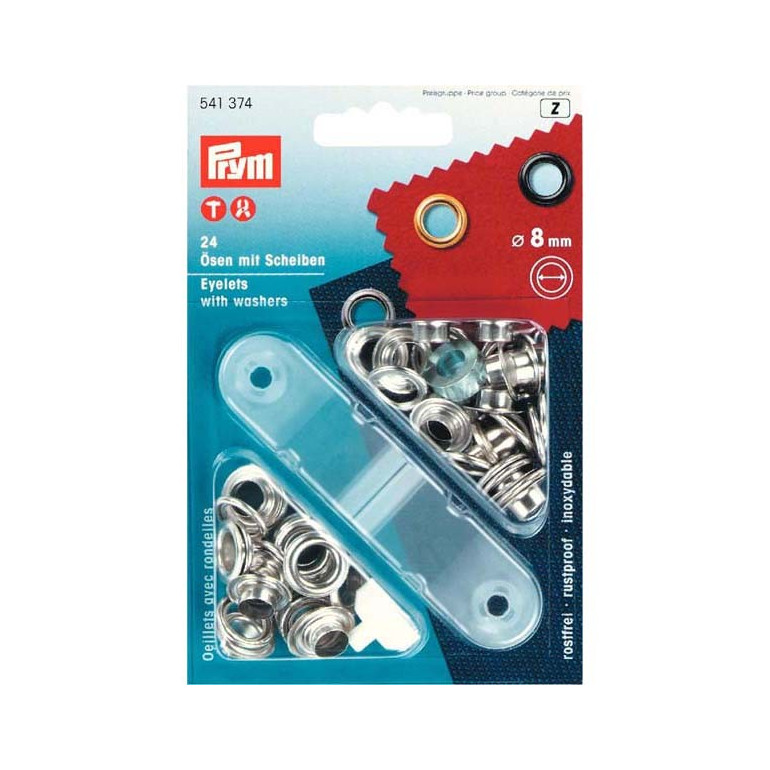 P-541374-Eyelets with washers-8 mm