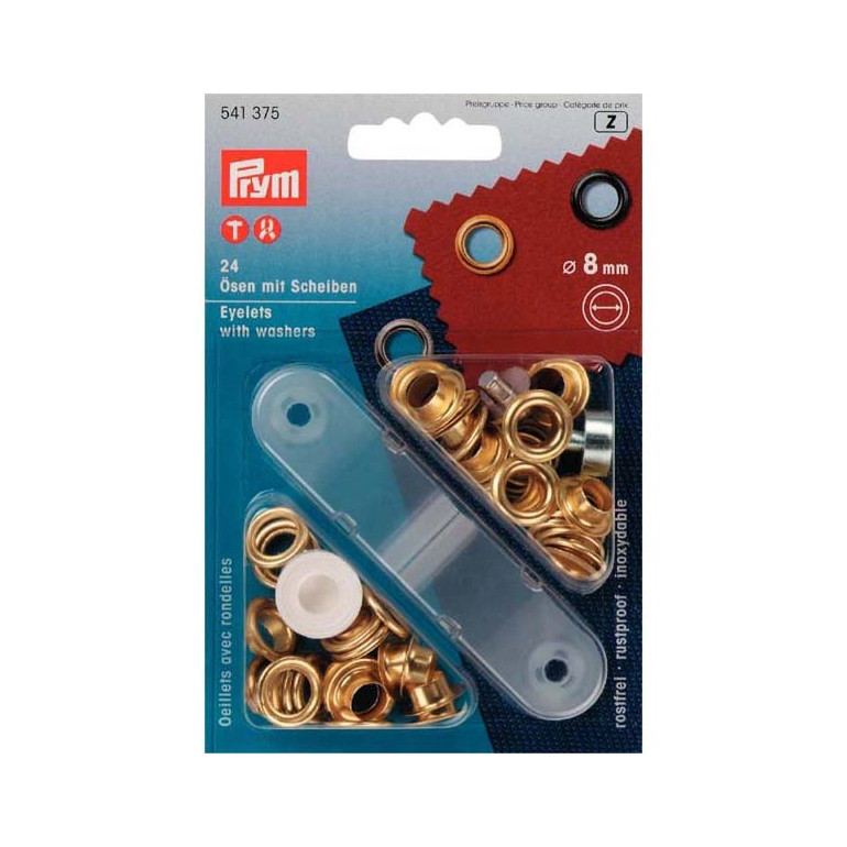 P-541375-Eyelets with washers-8 mm