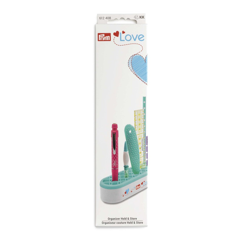 Organizer da tavolo Prym 612408 Menta/Bianco, 35 x 50 x 210 mm