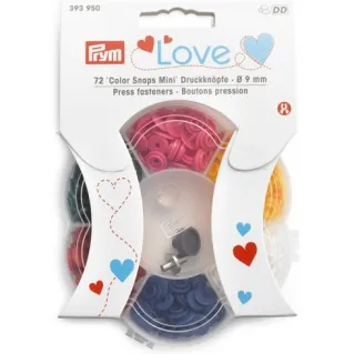 Juego de botones a presion Prym Jersey de colores Multicolor