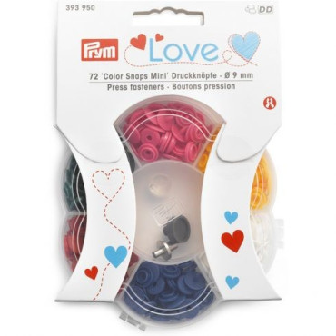 Set Bottoni a pressione Prym Jersey colorati