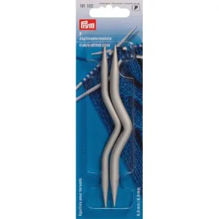 Set de aiguilles courbes Prym pour torsades 6-8 mm | Tessiland