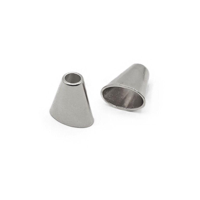 Crushed Silver Cord End - Design Accessory | Tessiland