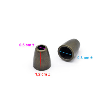 Coprinodi Ottone 12x10 - Soluzione Elegante per Cavi e Lacci | Tessiland