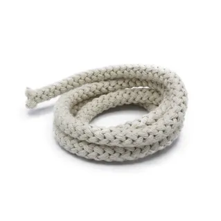 Cordón de algodón trenzado de 12 mm para asas de bolsas de 3 m Naturale