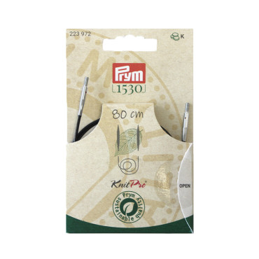 Cavetto per ferri circolari Knit Pro con chiave e tappi 