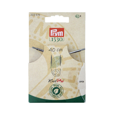 Cavetto per ferri circolari Knit Pro con chiave e tappi 