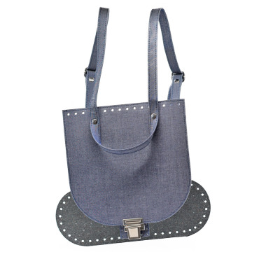 Set Holly Bolly ecopelle per zainetto crochet Jeans