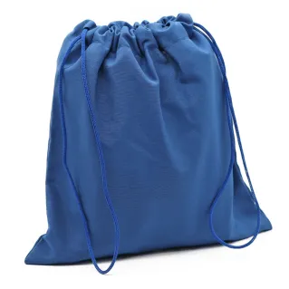 Cotton Ottoman Internal Bag with Drawstring Bluette