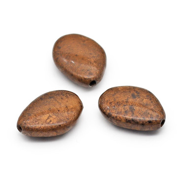 Applicazione Perla Effetto Pietra Irregolare Glenda 3 pz Marrone perlato